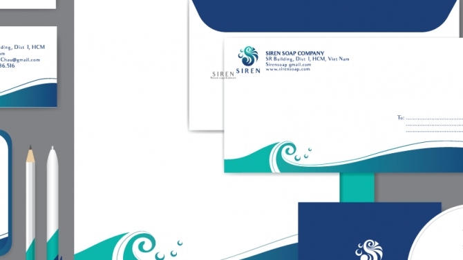 Hệ thống nhận diện thương hiệu x&agrave; ph&ograve;ng thi&ecirc;n nhi&ecirc;n Siren
