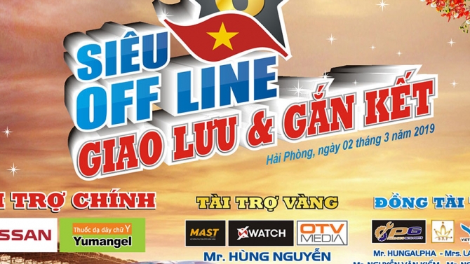 thiết kế logo, backdrop, banner cho hội Otofun Hải Ph&ograve;ng