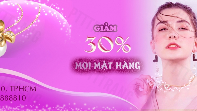 banner trang sức