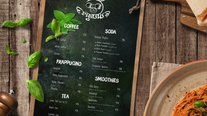 Pigasus's Menu