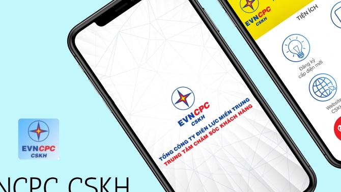 Ứng dụng doanh nghiệp: EVNCPC CSKH - Tổng c&ocirc;ng ty Điện lực Miền Trung