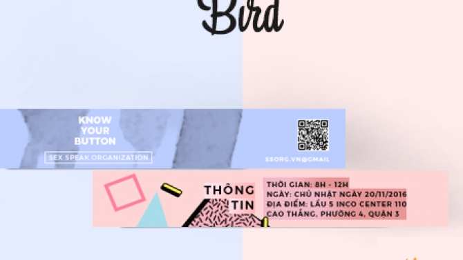 Thiết kế v&eacute; mời cho sự kiện Know Your Button