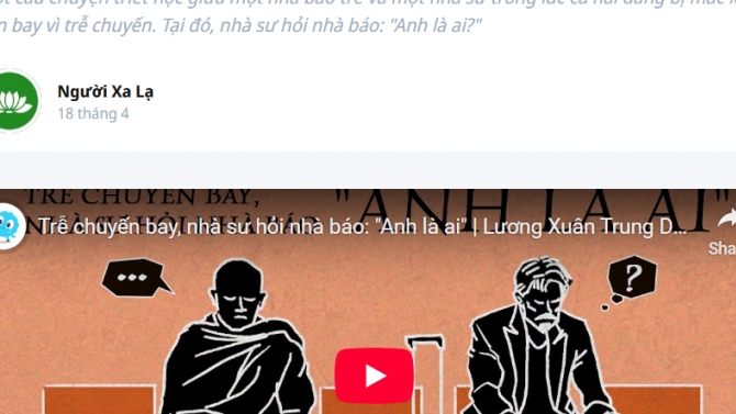 Trễ chuyến bay, nh&agrave; sư hỏi nh&agrave; b&aacute;o: "Anh l&agrave; ai"