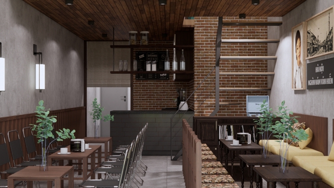 Thi&ecirc;́t k&ecirc;́ cafe