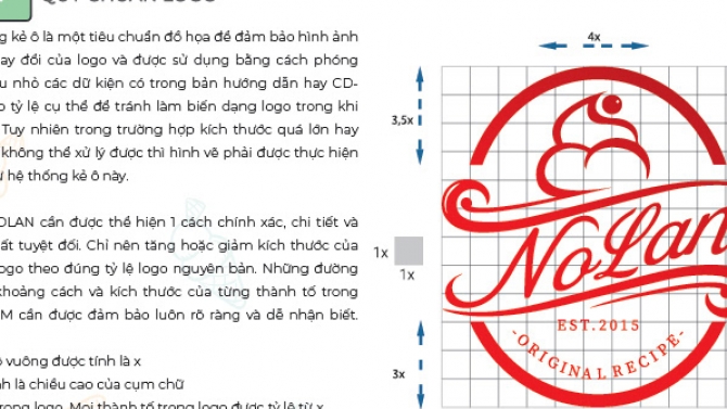 Thiết kế bộ nhận diện thương hiệu kem Nolan