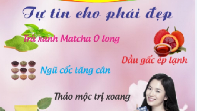 Thiết kế biển quảng c&aacute;o mỹ phẩm Trần Mao