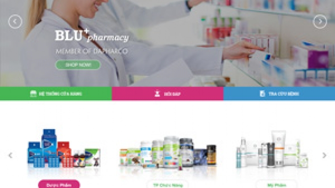Website Chuỗi Nh&agrave; Thuốc Daphaco