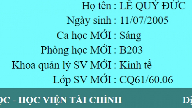 Sinh vi&ecirc;n năm nhất