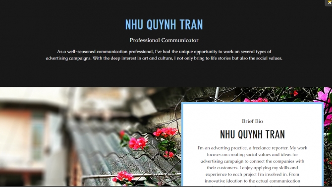 Thiết kế nội dung v&agrave; giao diện Website, portfolio