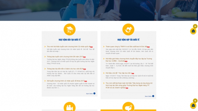 Website đại học ng&acirc;n h&agrave;ng- ph&ograve;ng đạo tạo quốc tế