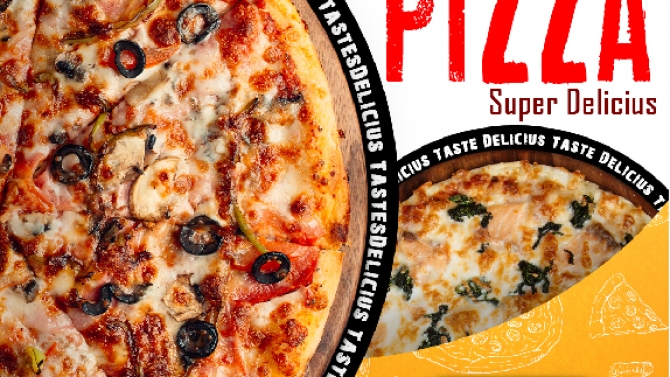 Thiết kế b&agrave;i đăng mạng x&atilde; hội quảng c&aacute;o pizza