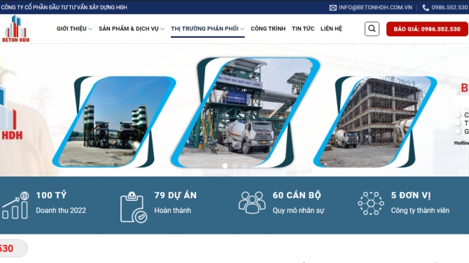 Thiết kế website giới thiệu c&ocirc;ng ty