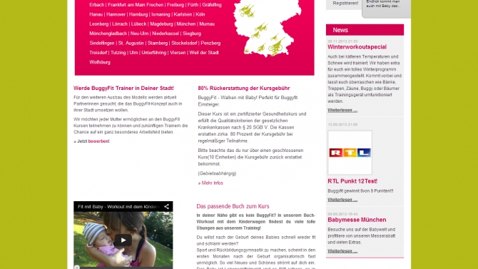 Thiết kế website Buggyfit