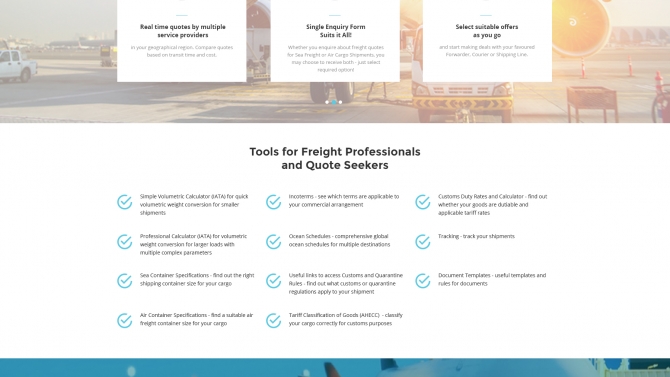 Thiết kế website Profreightquote