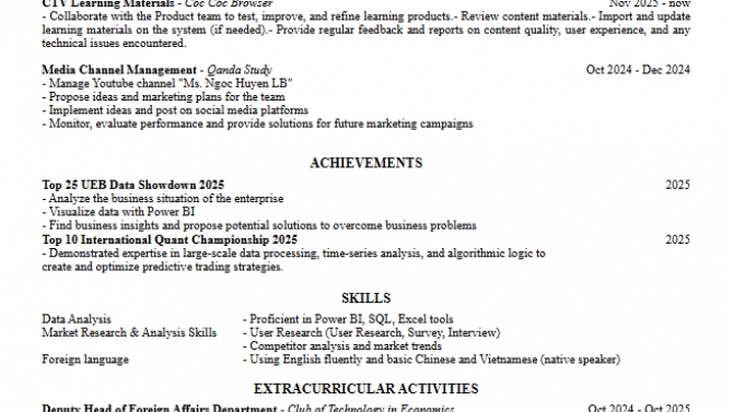 CV