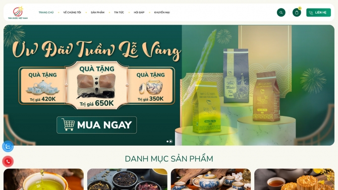 Thiết kế giao diện website b&aacute;n h&agrave;ng Wordpress