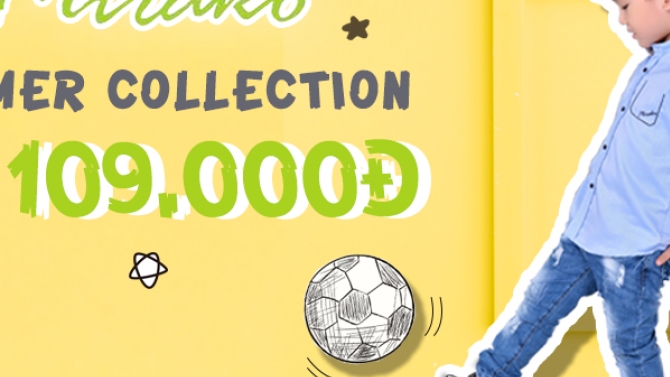 Thiết kế banner quảng c&aacute;o cho fanpage b&aacute;n quần &aacute;o trẻ em