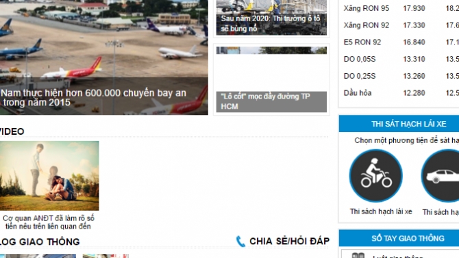 Blog giao th&ocirc;ng
