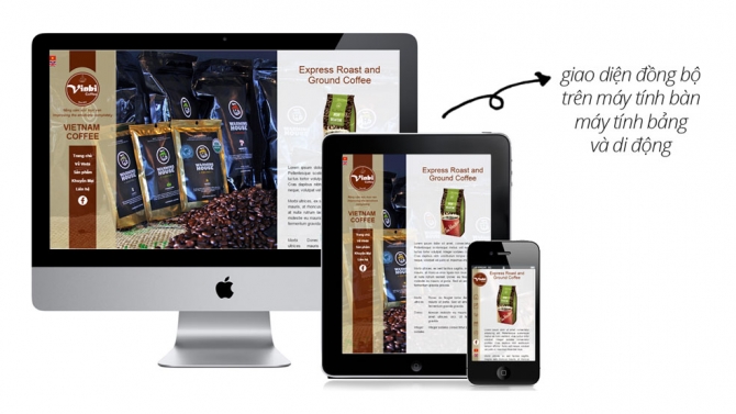 Website doanh nghiệp - C&agrave; ph&ecirc;