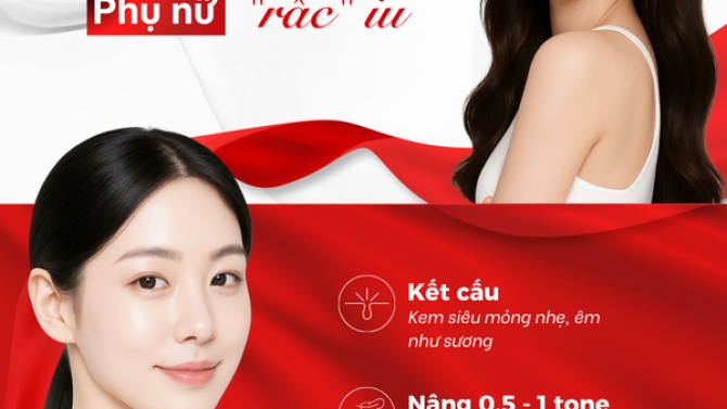 Thiết kế poster facebook - Sản phẩm Kem chống nắng Aladdin RX