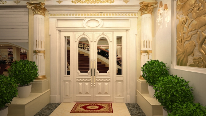 Cổng kh&aacute;ch sạn