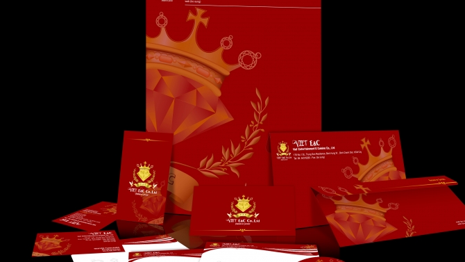 Thiết kế hệ thống thương hiệu cho c&ocirc;ng ty TNHH Việt E&C