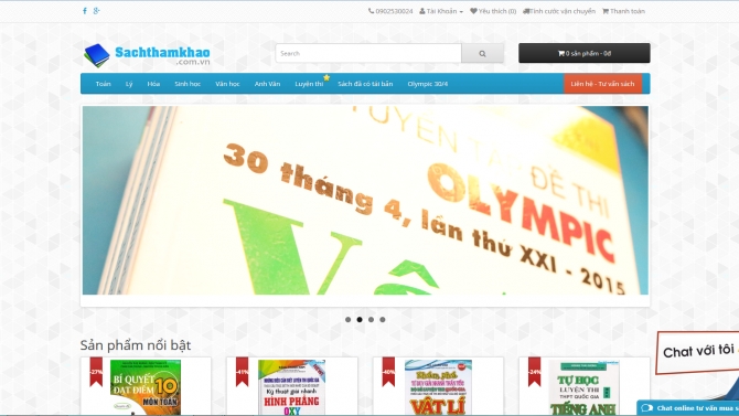 Thiết kế / điều h&agrave;nh sachthamkhao.com.vn