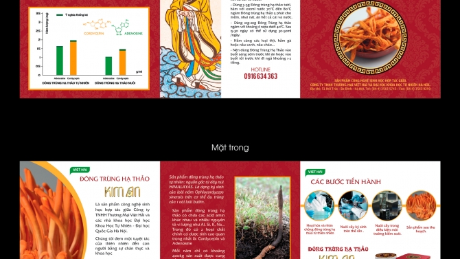 Profile sản phẩm Đ&ocirc;ng Tr&ugrave;ng Hạ Thảo Kim An