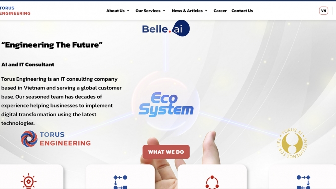 Thiết kế website Torus