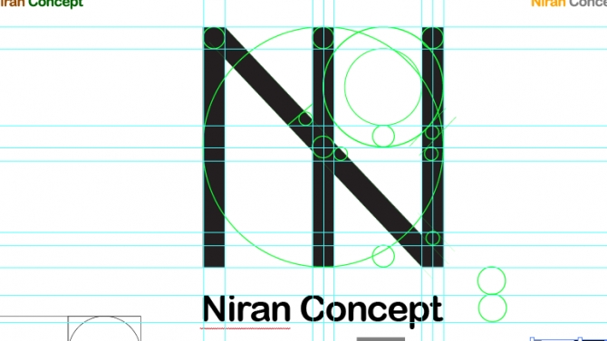 Thiết kế logo cty kiến tr&uacute;c nội thất NIRAN VIETNAM