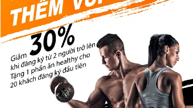 quảng c&aacute;o gym