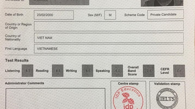 IELTS 7.5