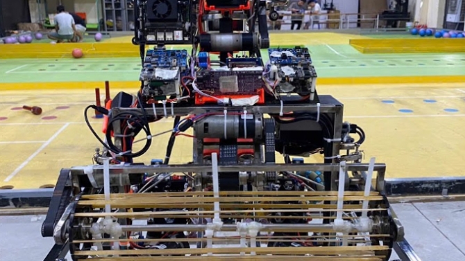 Robot tự động thi đấu tại Robocon Ch&acirc;u &Aacute; - Th&aacute;i B&igrave;nh Dương 2024