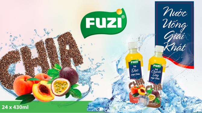 Thiết kế nh&atilde;n chai Fuzi