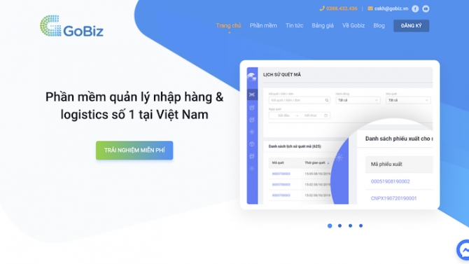 X&acirc;y dựng trang thương mại điện tử nhập h&agrave;ng xuy&ecirc;n bi&ecirc;n giới GOBIZ