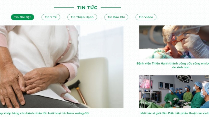 Bệnh viện thiện hạnh tỉnh Daklak