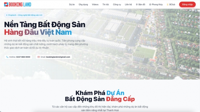 BookingLand.vn - Nền tảng bất động sản v&agrave; ứng dụng di động