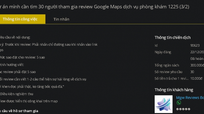Review về dịch vụ ph&ograve;ng kh&aacute;m ở HCM
