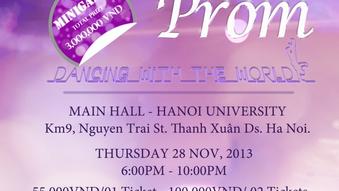 Prom poster design