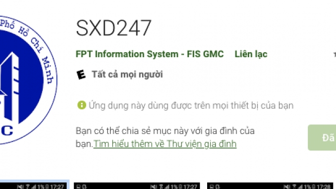 Viết ứng dụng di động SXD247 cho Sở X&acirc;y Dựng TP.HCM
