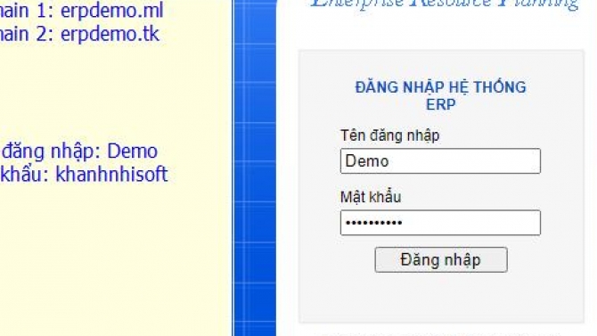 ERP @ Demo