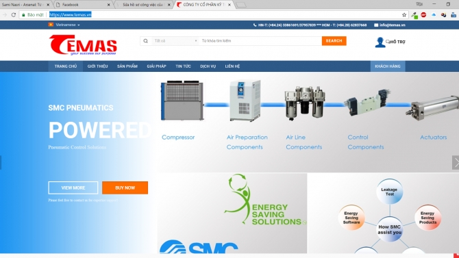 Website thương mại, giới thiệu c&ocirc;ng ty