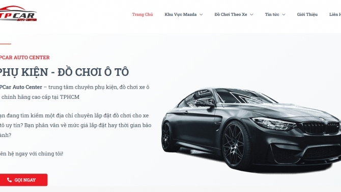 Thiết kế Web & SEO - TPCar Auto Center