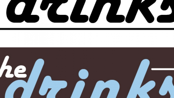 Logo qu&aacute;n The Drinks lựa chọn 2