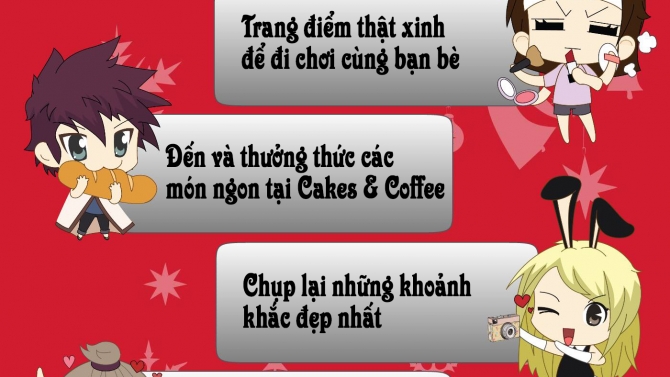 Thiết kế Banner cửa h&agrave;ng Cakes & Coffee