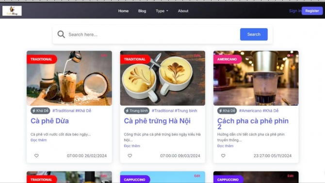Website t&igrave;m kiếm c&ocirc;ng thức m&oacute;n ăn