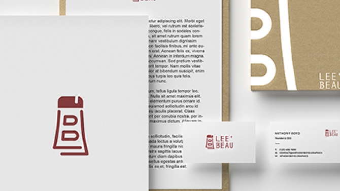Thiết kế logo mỹ phẩm Lee Beau