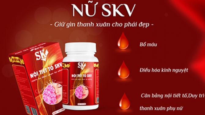 Thiết kế poster sản phẩm Thảo dược SKV