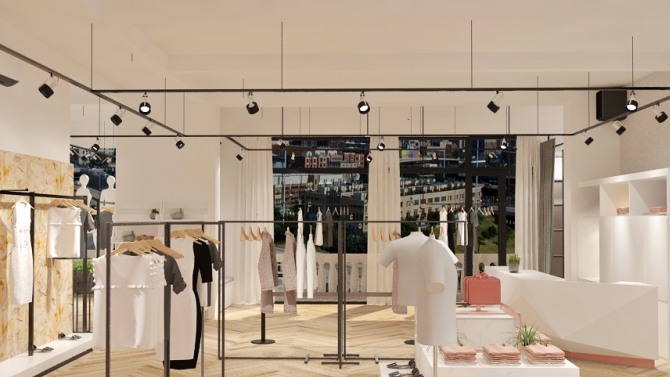 Thiết kế shop quần &aacute;o