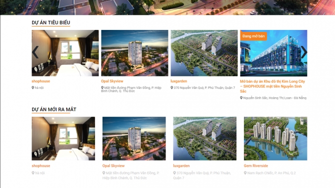 Website Bất Động Sản